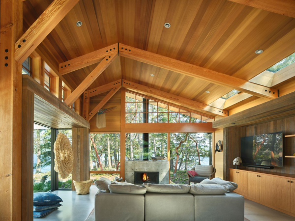 Островной дом с деревенским шиком