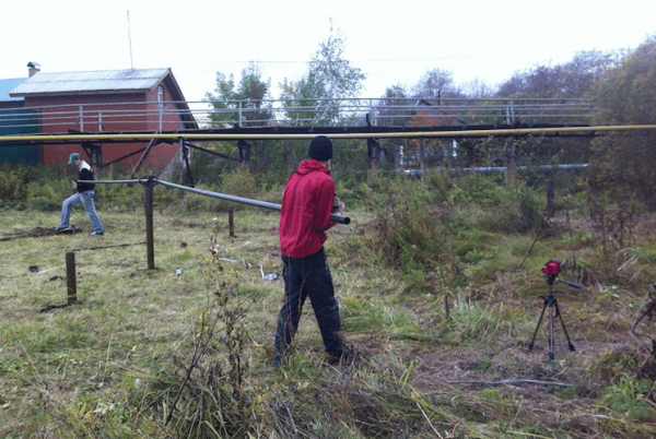 Винтовые сваи под баню - Строим баню или сауну