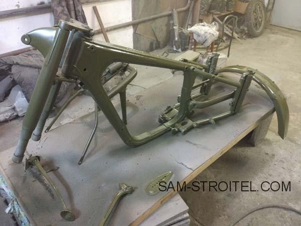 Восстановление мотоцикла Иж-49 1952 г.в