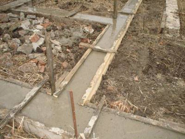 Простой фундамент для бани - Строим баню или сауну Простой фундамент для бани - Строим баню или сауну