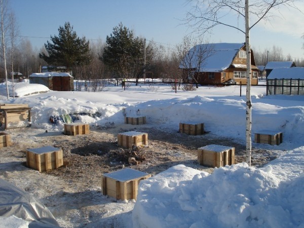 Простой фундамент для бани - Строим баню или сауну Простой фундамент для бани - Строим баню или сауну