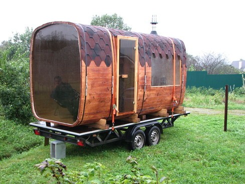 
			Как построить баню без фундамента		