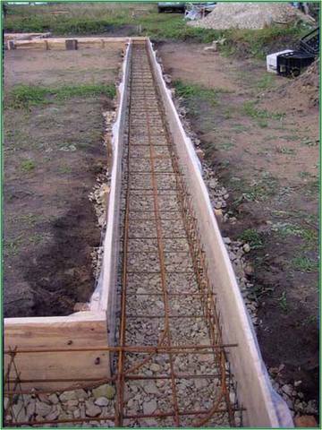 Простой фундамент для бани - Строим баню или сауну Простой фундамент для бани - Строим баню или сауну