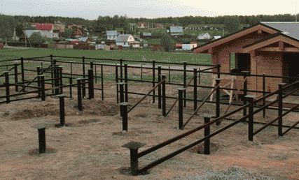 Винтовые сваи под баню - Строим баню или сауну