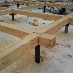 Винтовые сваи под баню - Строим баню или сауну