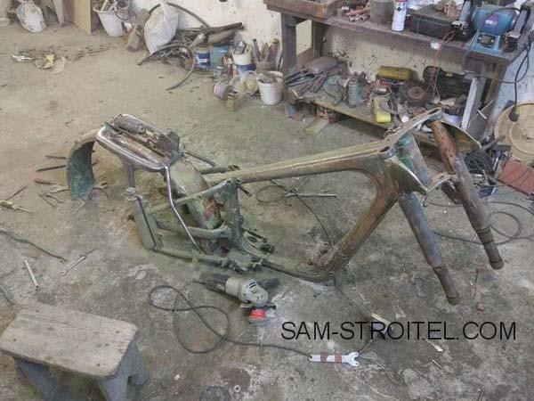 Восстановление мотоцикла Иж-49 1952 г.в