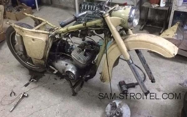 Восстановление мотоцикла Иж Юпитер-2К 1967 г.в