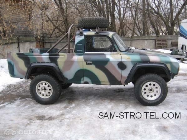 Авто самоделка пикап Иж-2715 для поездок на охоту Авто самоделка пикап Иж-2715 для поездок на охоту