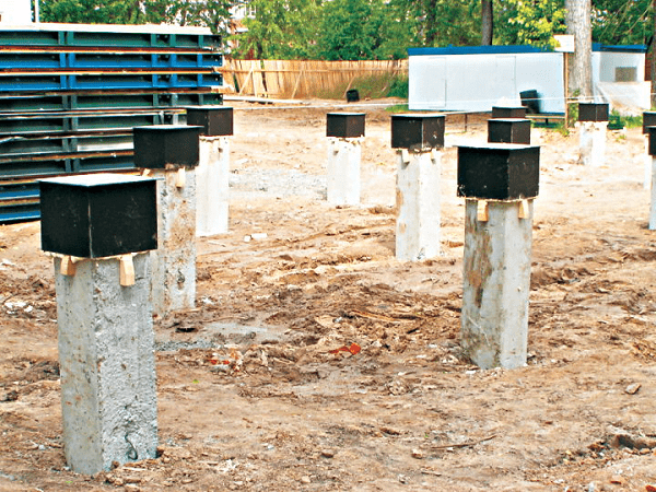 Простой фундамент для бани - Строим баню или сауну Простой фундамент для бани - Строим баню или сауну