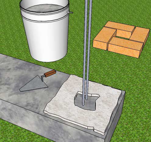 Столбы и забор из кирпича своими руками: пошаговая инструкция