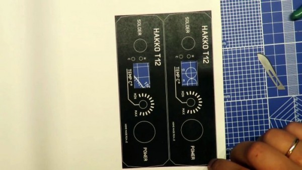 Как сделать красивую панель на самодельный прибор