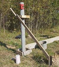 Бетонирование столбов для забора: устанавливаем забор правильно Бетонирование столбов для забора: устанавливаем забор правильно