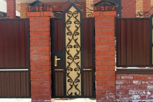 Калитка из металлопрофиля своими руками – схема + порядок выполнения работы Калитка из металлопрофиля своими руками – схема + порядок выполнения работы