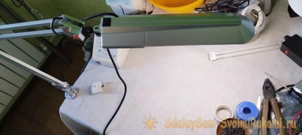 Как я легко переделал люминесцентную лампу в светодиодную