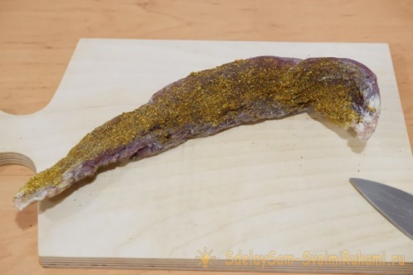 Сушеная свиная вырезка