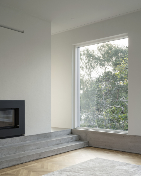 Скульптурная бетонная вилла в суровом рельефе Скульптурная бетонная вилла в суровом рельефе