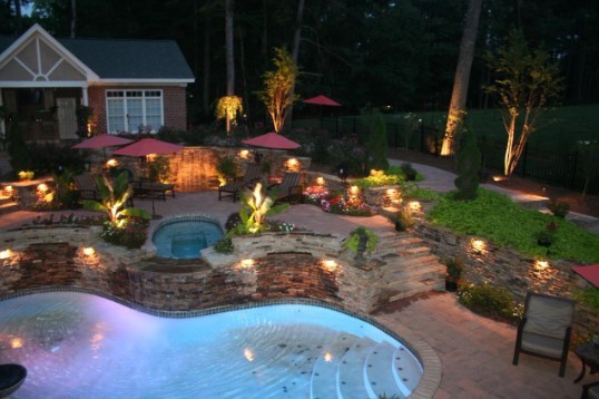 Как грамотно выполнить освещение на участке загородного дома