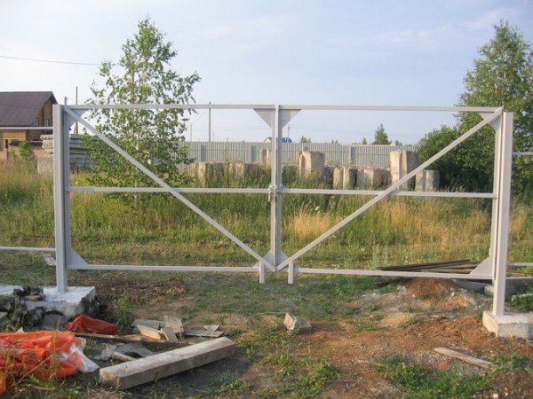 Калитка и ворота из профлиста своими руками: устройство и пошаговая инструкция