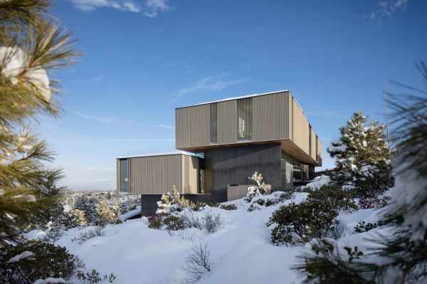 Дом с многослойной пространственной композицией Дом с многослойной пространственной композицией