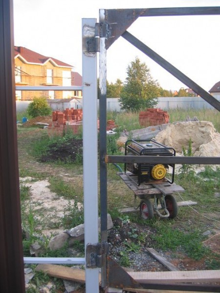 Калитка и ворота из профлиста своими руками: устройство и пошаговая инструкция