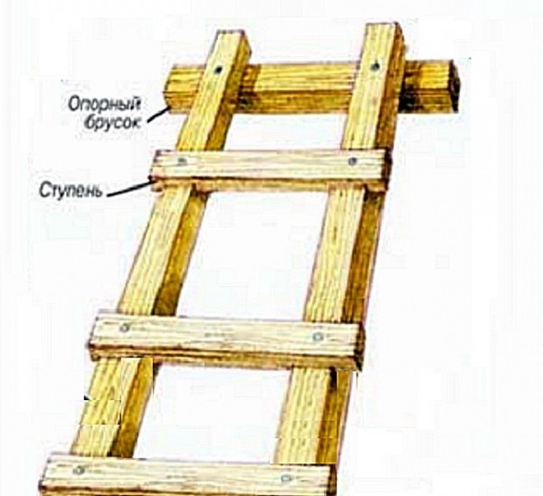 Как сделать складную лестницу на конек крыши: пошаговая инструкция по самостоятельному возведению