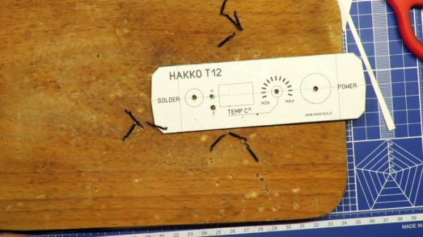 Как сделать красивую панель на самодельный прибор