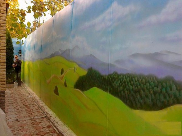 Забор из волнового шифера своими руками: пошаговая инструкция