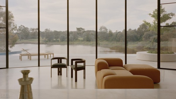 Элегантная резиденция с волнистыми фасадами Элегантная резиденция с волнистыми фасадами