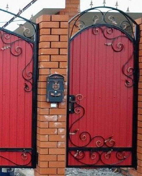 Калитка из металлопрофиля своими руками – схема + порядок выполнения работы Калитка из металлопрофиля своими руками – схема + порядок выполнения работы