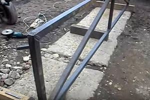 Калитка из металлопрофиля своими руками – схема + порядок выполнения работы Калитка из металлопрофиля своими руками – схема + порядок выполнения работы