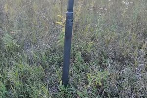 Деревянный забор на металлических столбах своими руками: пошаговая инструкция + фото