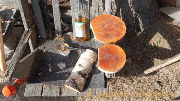 Как сделать декоративную полку из спилов Как сделать декоративную полку из спилов