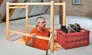 Лестница раскладная на чердак своими руками с люком: пошаговая инструкция Лестница раскладная на чердак своими руками с люком: пошаговая инструкция