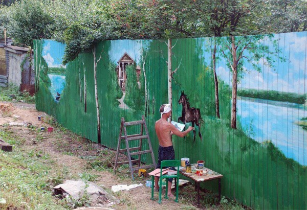 Металлический забор из профлиста и штакетника своими руками: пошаговая инструкция