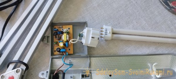 Как я легко переделал люминесцентную лампу в светодиодную