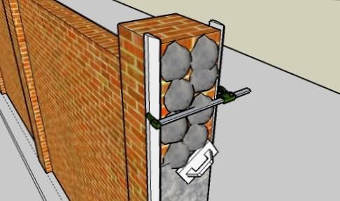 Столбы и забор из кирпича своими руками: пошаговая инструкция