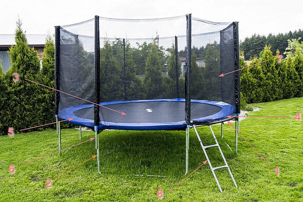 Рейтинг лучших батутов с сеткой для дачи 2024 по цене качеству