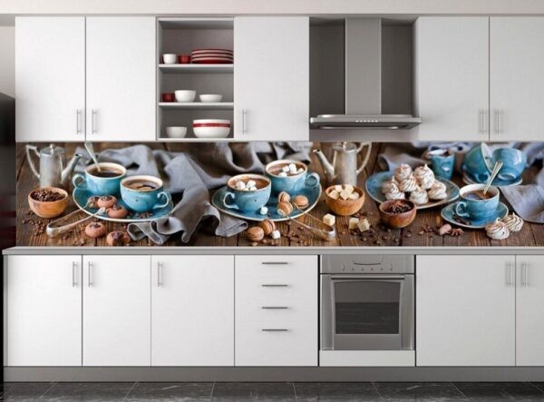 Какие бывают фартуки для кухни: ТОП-11 лучших вариантов, советы по выбору, особенности и уход