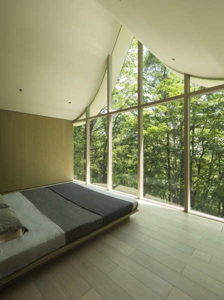 Дом выходного дня со скульптурной крышей Дом выходного дня со скульптурной крышей