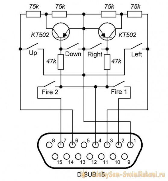 Геймпад для ретро гейминга на ПК своими руками