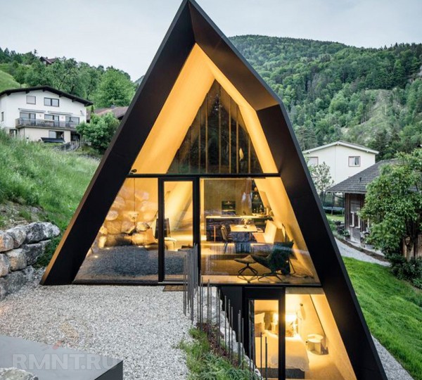 Необычный дом-шалаш в Австрии
Необычный дом-шалаш в Австрии