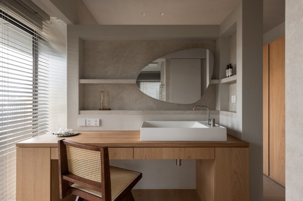 Квартира с плавным изогнутым дизайном Квартира с плавным изогнутым дизайном