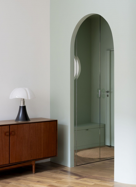 Современный лофт с историческим характером Современный лофт с историческим характером