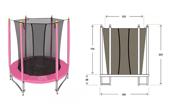 Рейтинг лучших батутов с сеткой для дачи 2024 по цене качеству