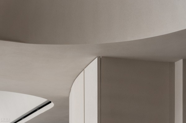 Квартира с плавным изогнутым дизайном Квартира с плавным изогнутым дизайном