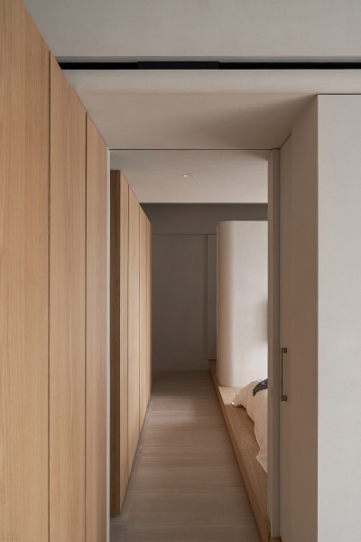 Квартира с плавным изогнутым дизайном Квартира с плавным изогнутым дизайном