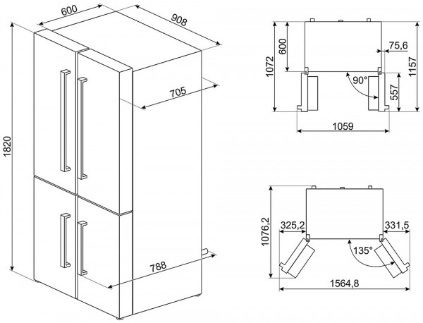 Рейтинг холодильников side by side &mdash; ТОП-13 лучших моделей