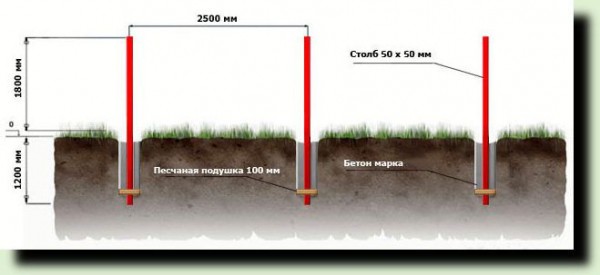Забор из рабицы своими руками: пошаговый процесс изготовления и монтажа Забор из рабицы своими руками: пошаговый процесс изготовления и монтажа