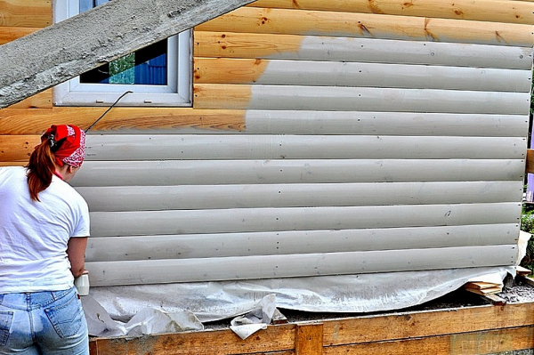 Чем покрасить баню снаружи не дорого и надолго