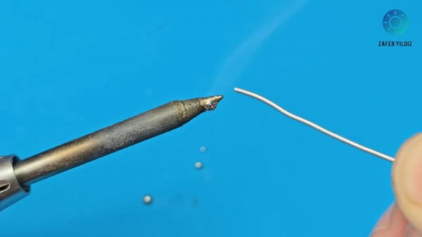 Домашний, химический способ восстановить необгораемое жало паяльника